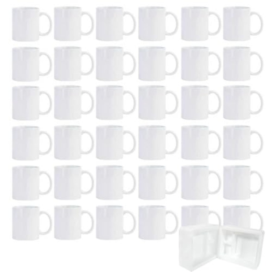 Sublimation Mug White - 36pcs Sublimation Mugs 11oz White Coffee