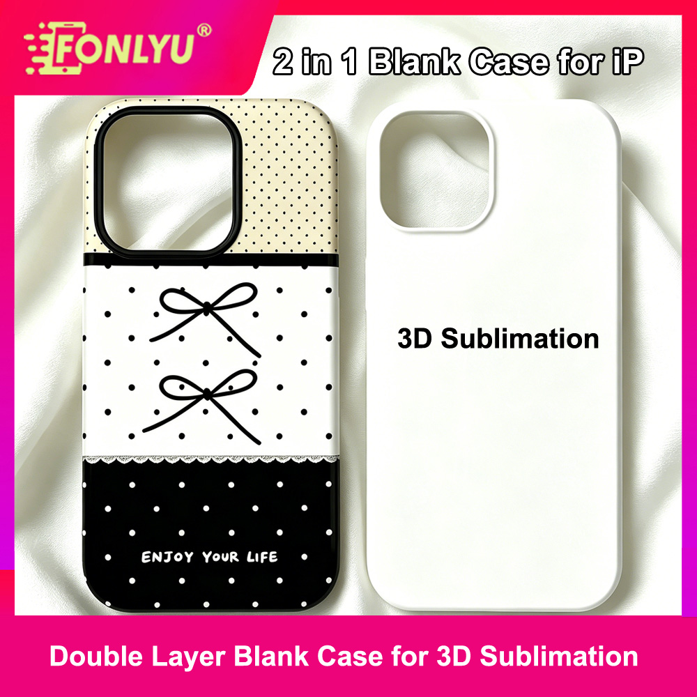 FONLYU 2 in 1 3D Sublimation B - Phone Case Blank Print บทวิจารณ์และราคา
