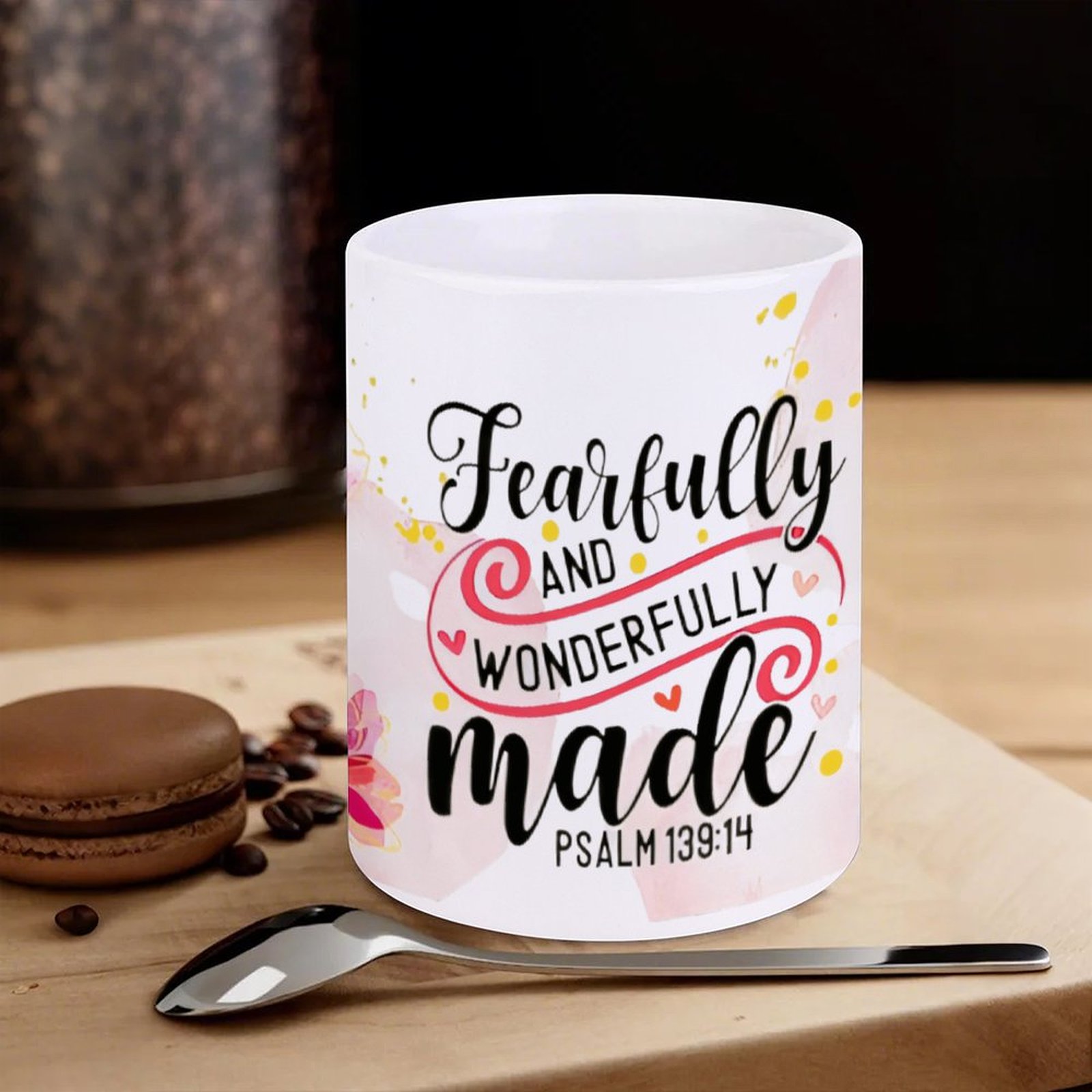 Fearfully And Wonderfully Made - Sublimation Mug White บทวิจารณ์และราคา