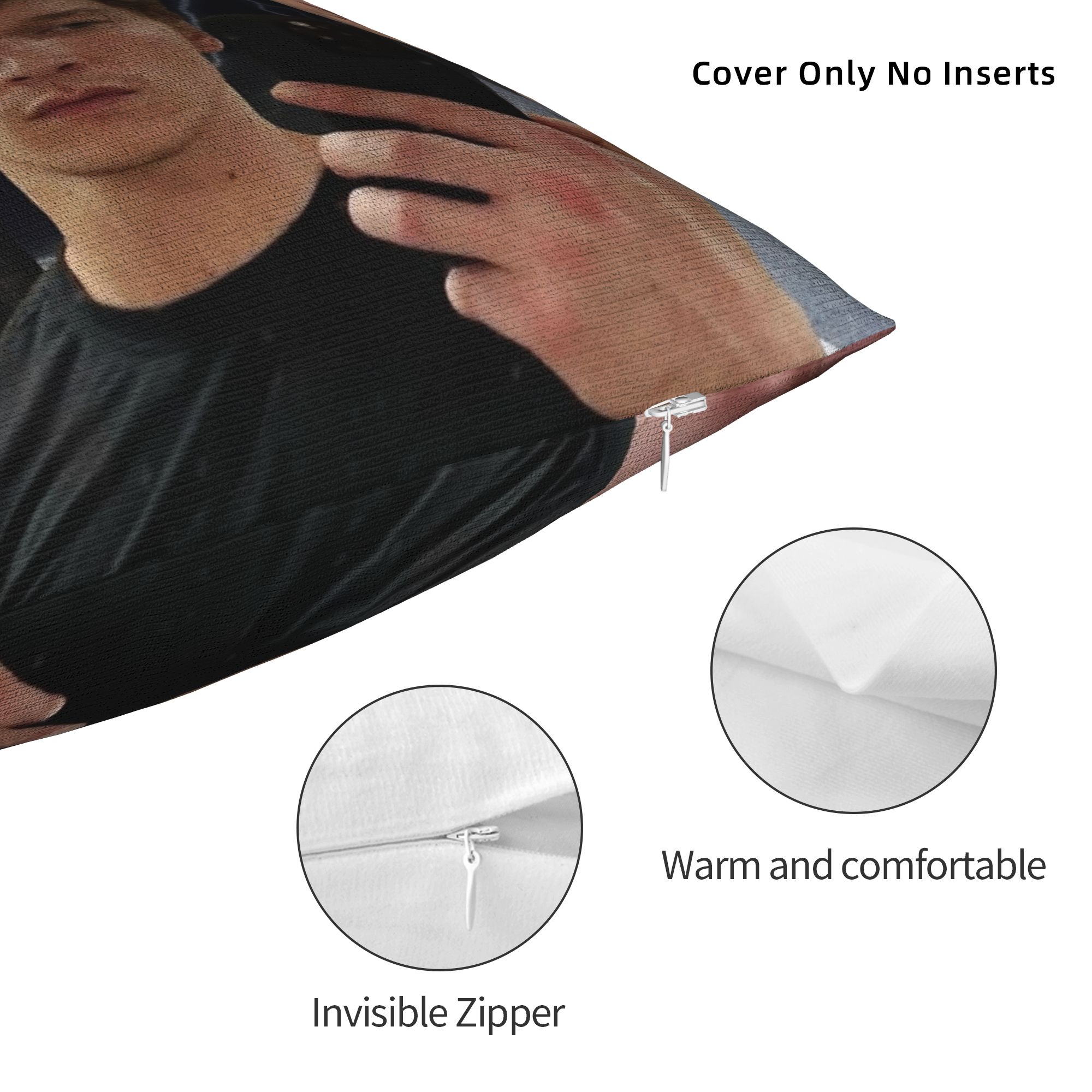 Connor Storrie Heated Rivalry  - Pillow Cover Sublimation บทวิจารณ์และราคา