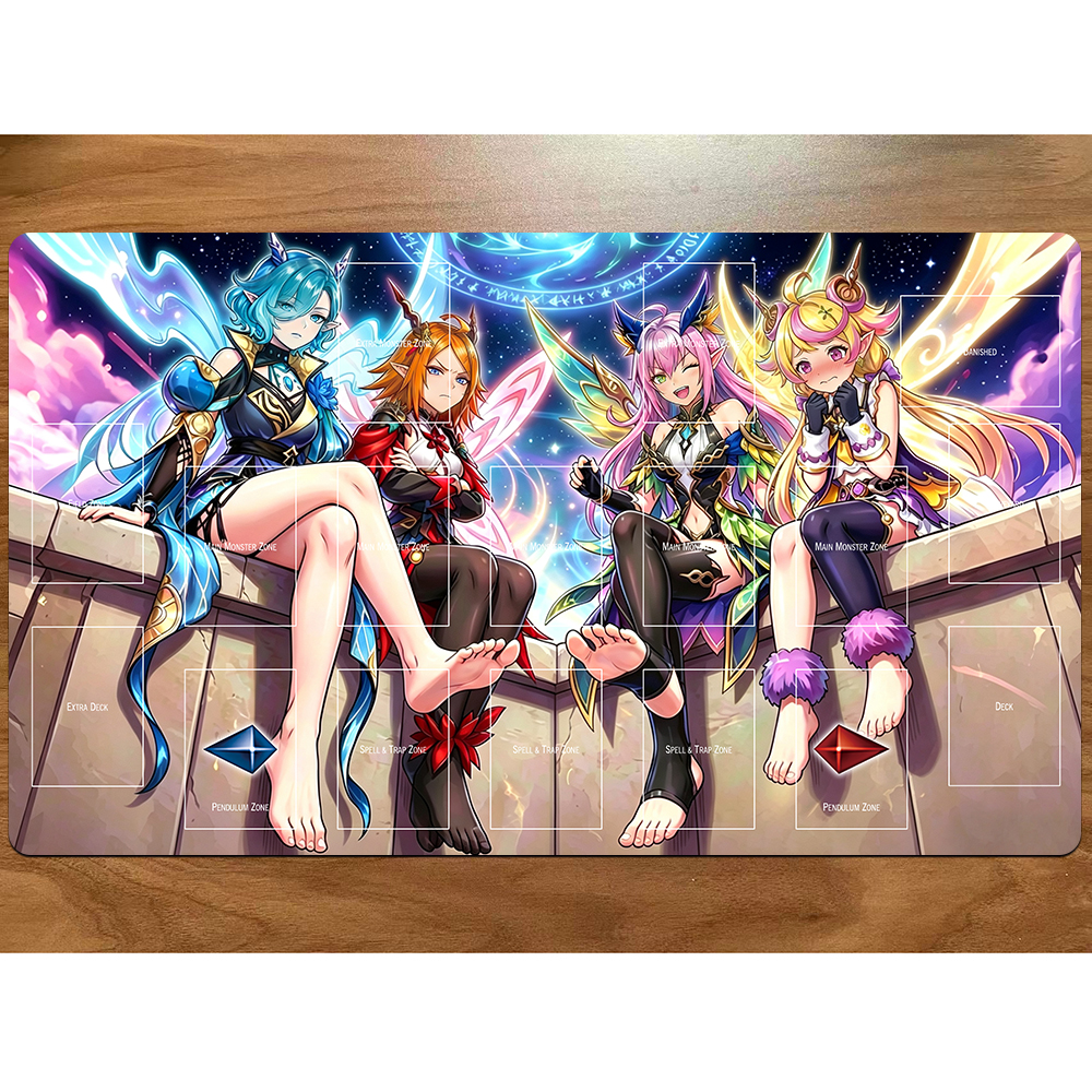Yu-Gi-Oh Playmat Elfnote Regin - Door Mat Blank บทวิจารณ์และราคา