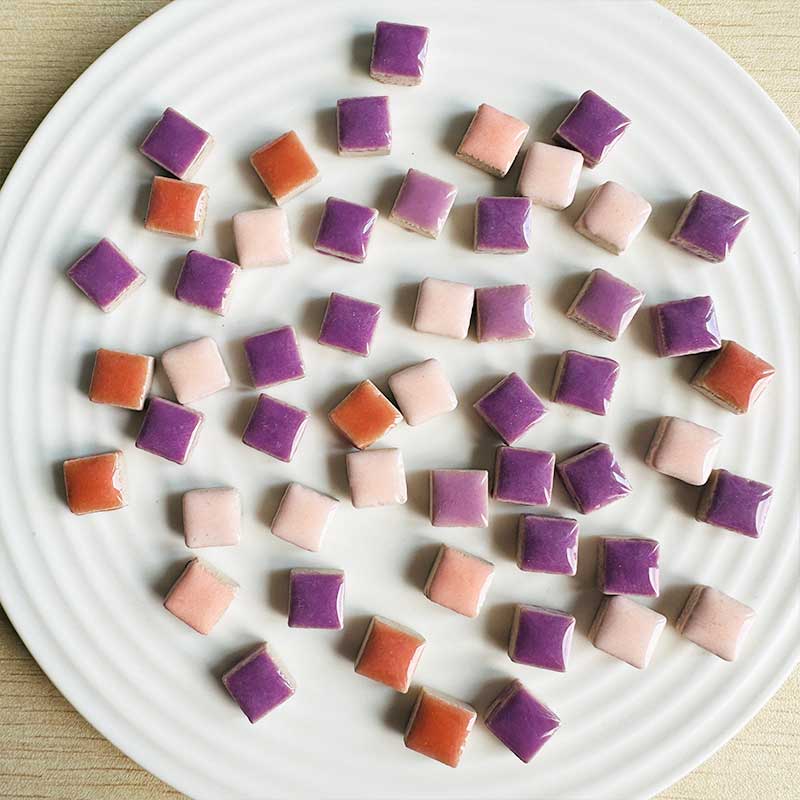 DIY 100g Ceramic Mosaic Tiles  - Ceramic Tile Blank บทวิจารณ์และราคา