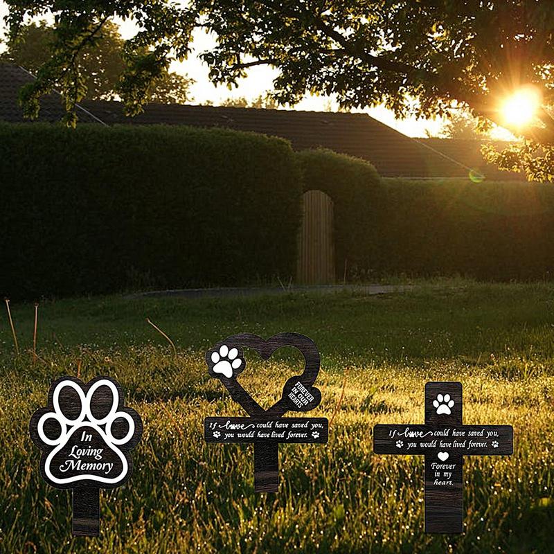 Dog Grave Marker Dog Cemetery  - Yard Sign Blank บทวิจารณ์และราคา