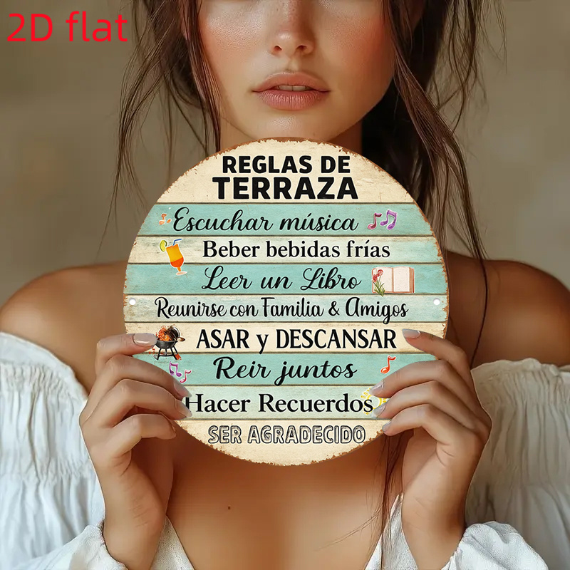 Round Aluminum Sign, Vintage P - Yard Sign Blank บทวิจารณ์และราคา