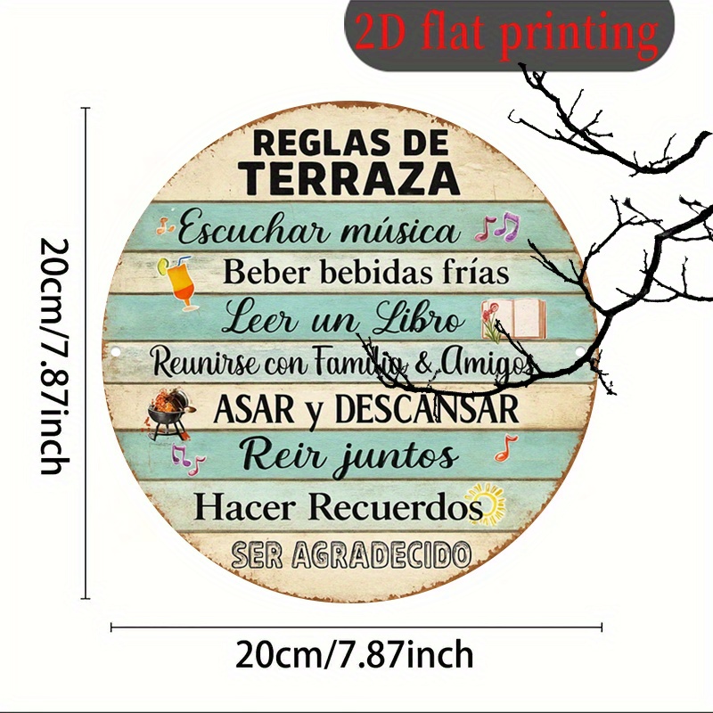 Round Aluminum Sign, Vintage P - Yard Sign Blank บทวิจารณ์และราคา