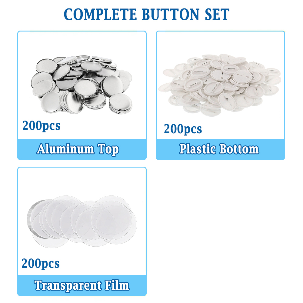 200pcs DIY Round Badge Making  - Button Badge Blank บทวิจารณ์และราคา