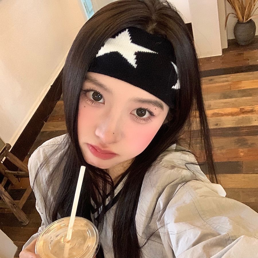 Star Embroidery Sports Headban - Bandana Blank White บทวิจารณ์และราคา