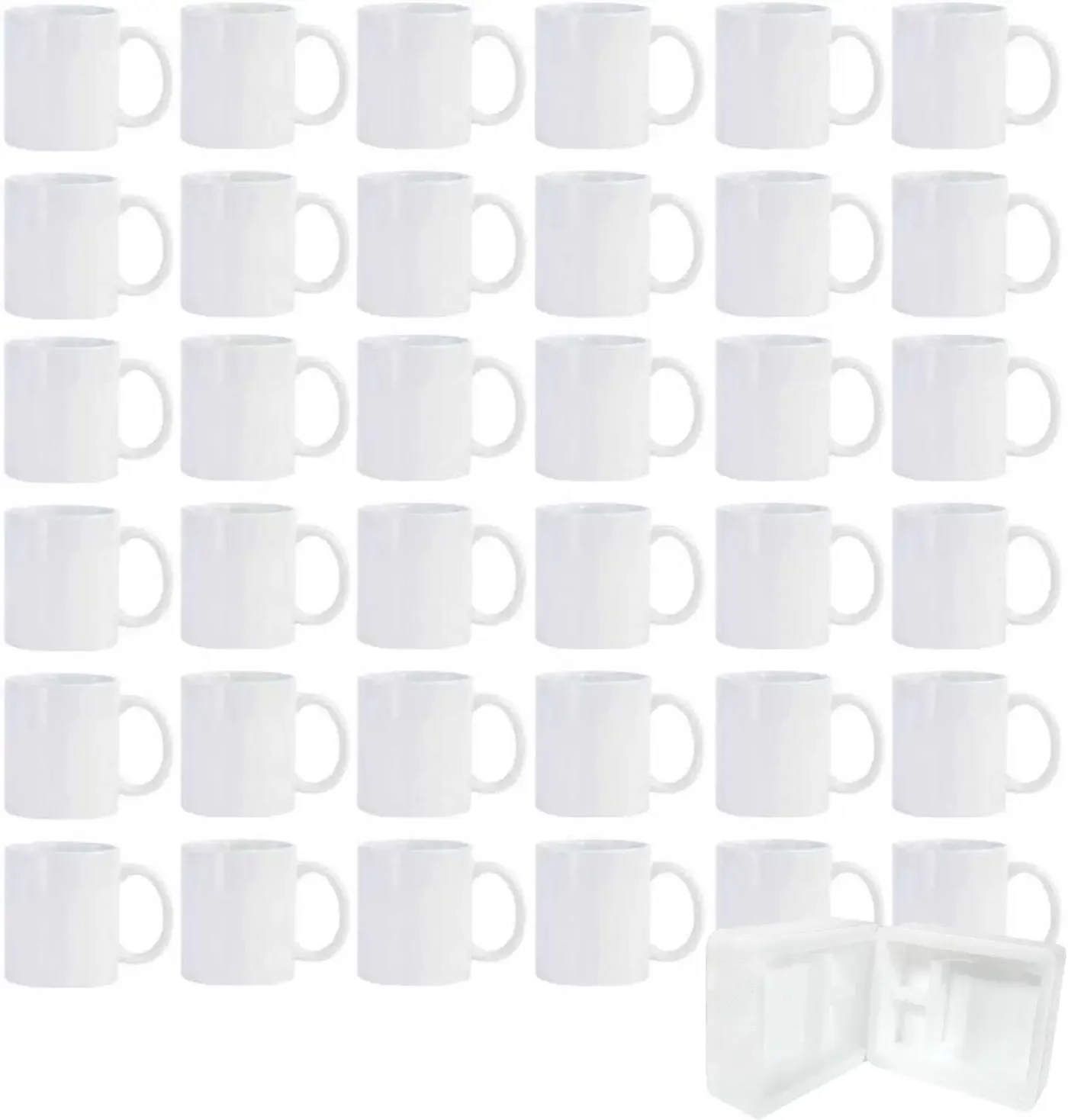 36pcs Sublimation Mugs, 11oz W - Sublimation Mug White บทวิจารณ์และราคา