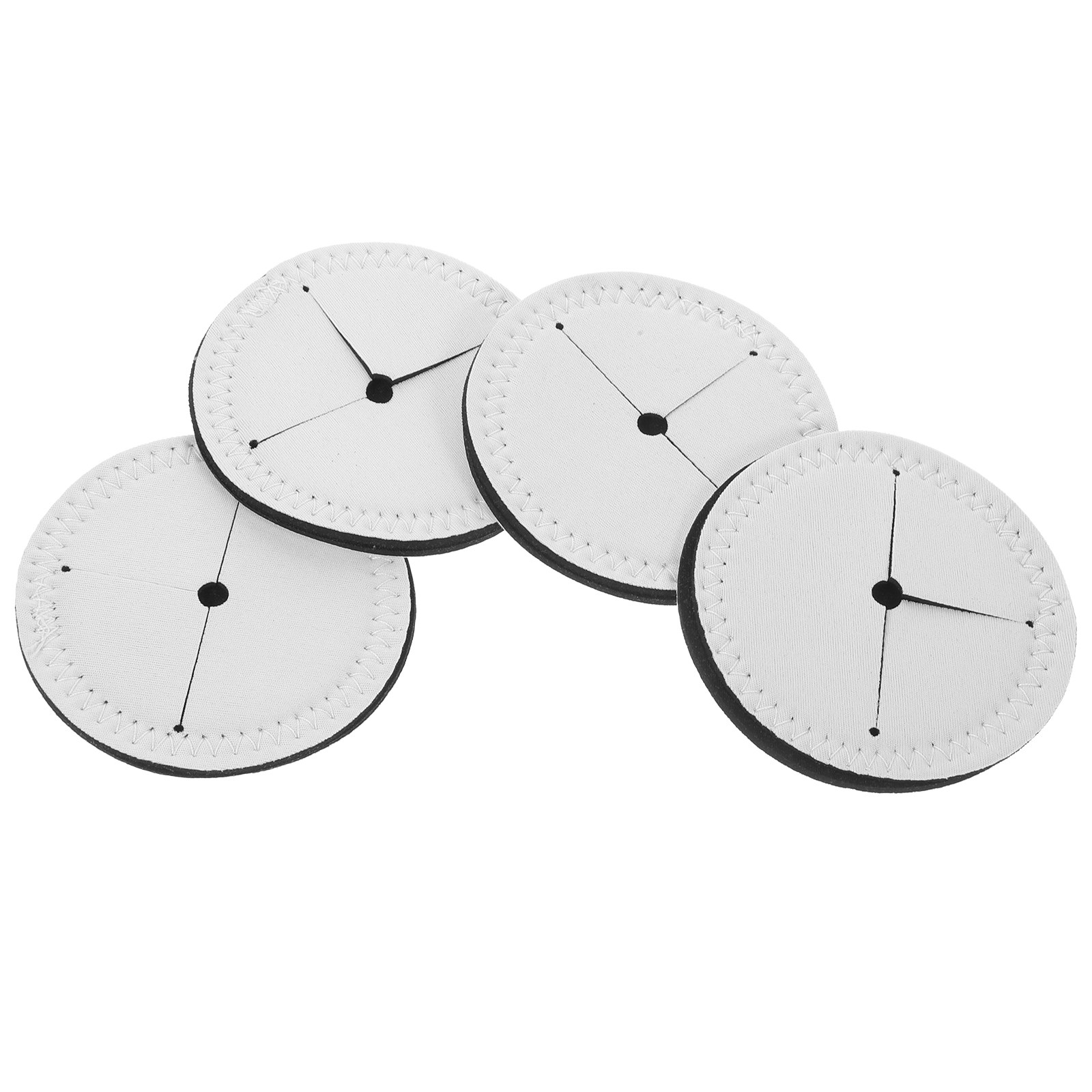 4Pcs Stem Glass Coasters Heat  - Coaster Sublimation Blank บทวิจารณ์และราคา