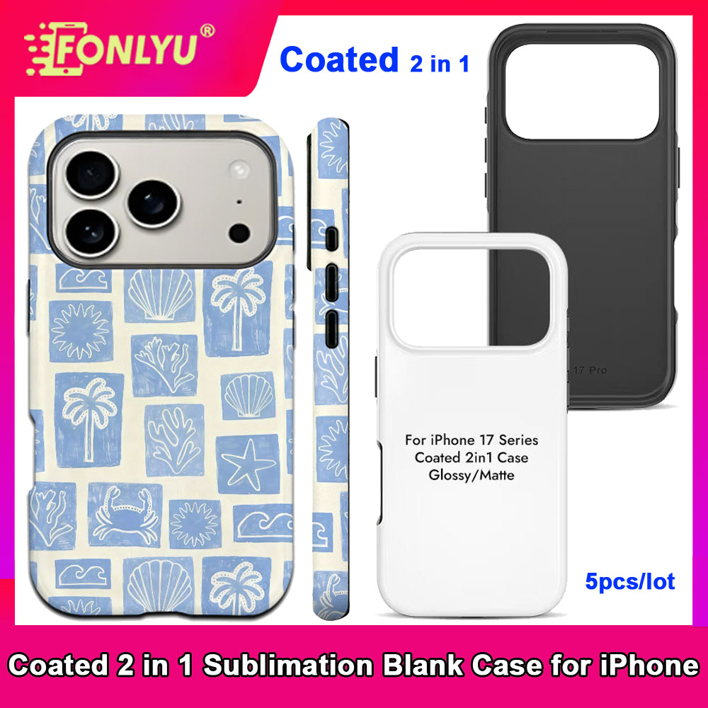 FONLYU 5pcs Coated 2 in 1 Blan - Phone Case Blank Print บทวิจารณ์และราคา