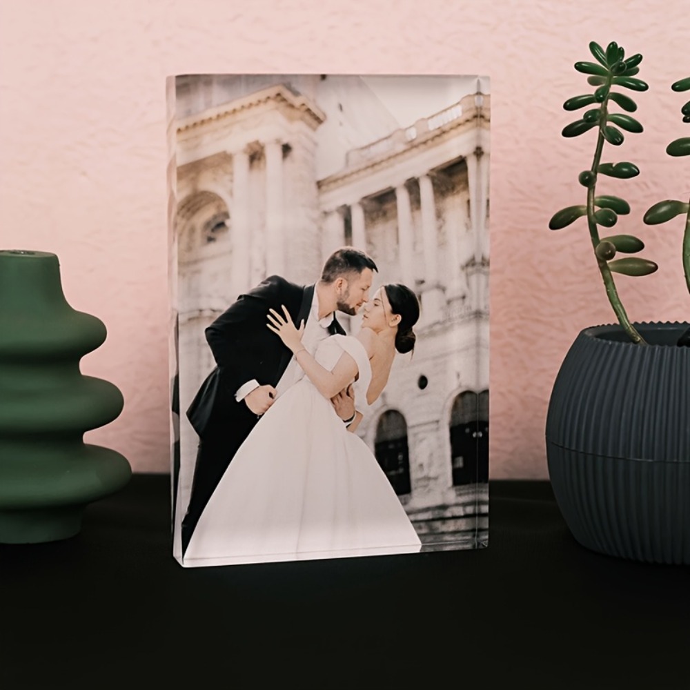 Custom Acrylic Anniversary Pho - Photo Acrylic Block บทวิจารณ์และราคา