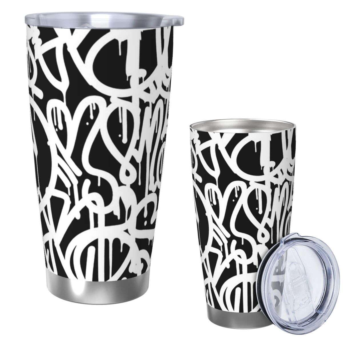 1pc Stainless Steel Water Bott - Tumbler 20Oz White บทวิจารณ์และราคา
