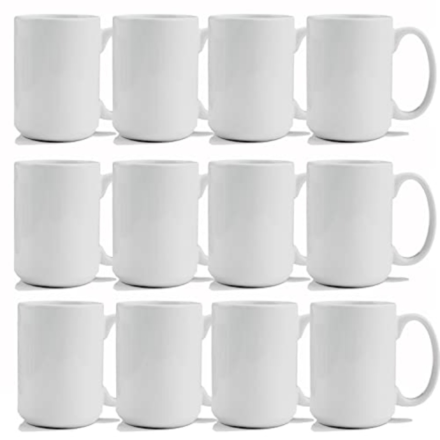 Sublimation Mugs 15 oz Sublima - Sublimation Mug White บทวิจารณ์และราคา