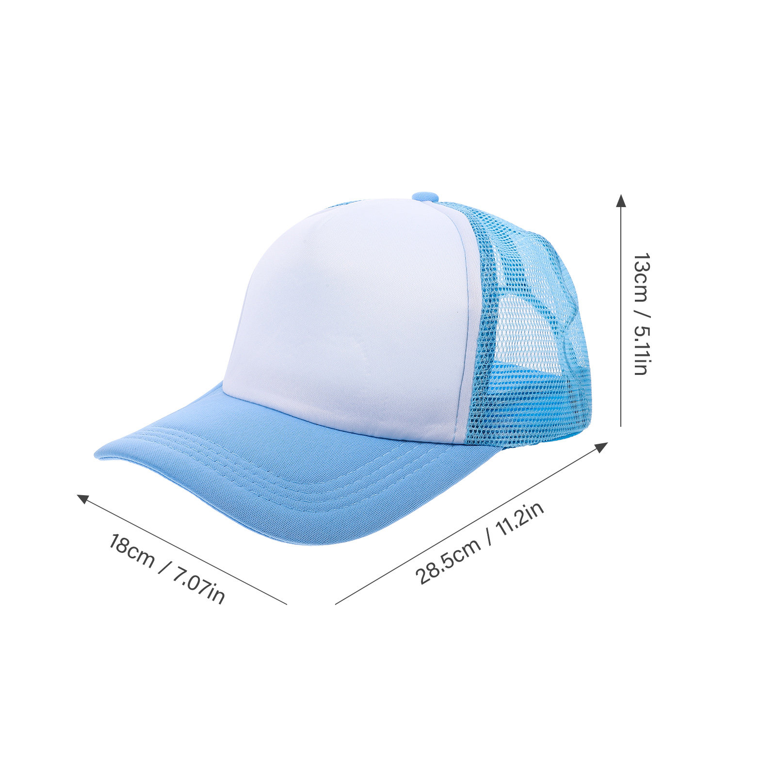 10Pcs Blank Baseball Hats Mesh - Hat Sublimation Blank บทวิจารณ์และราคา