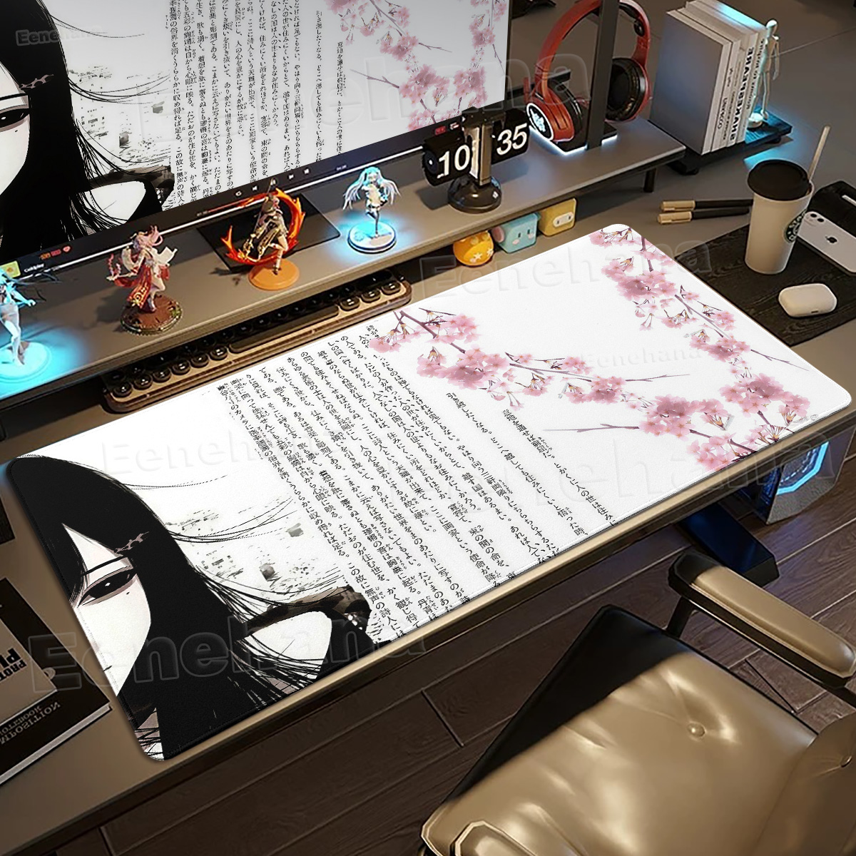 Black White Angel Mouse Pad La - Mouse Pad Blank Sublimation บทวิจารณ์และราคา