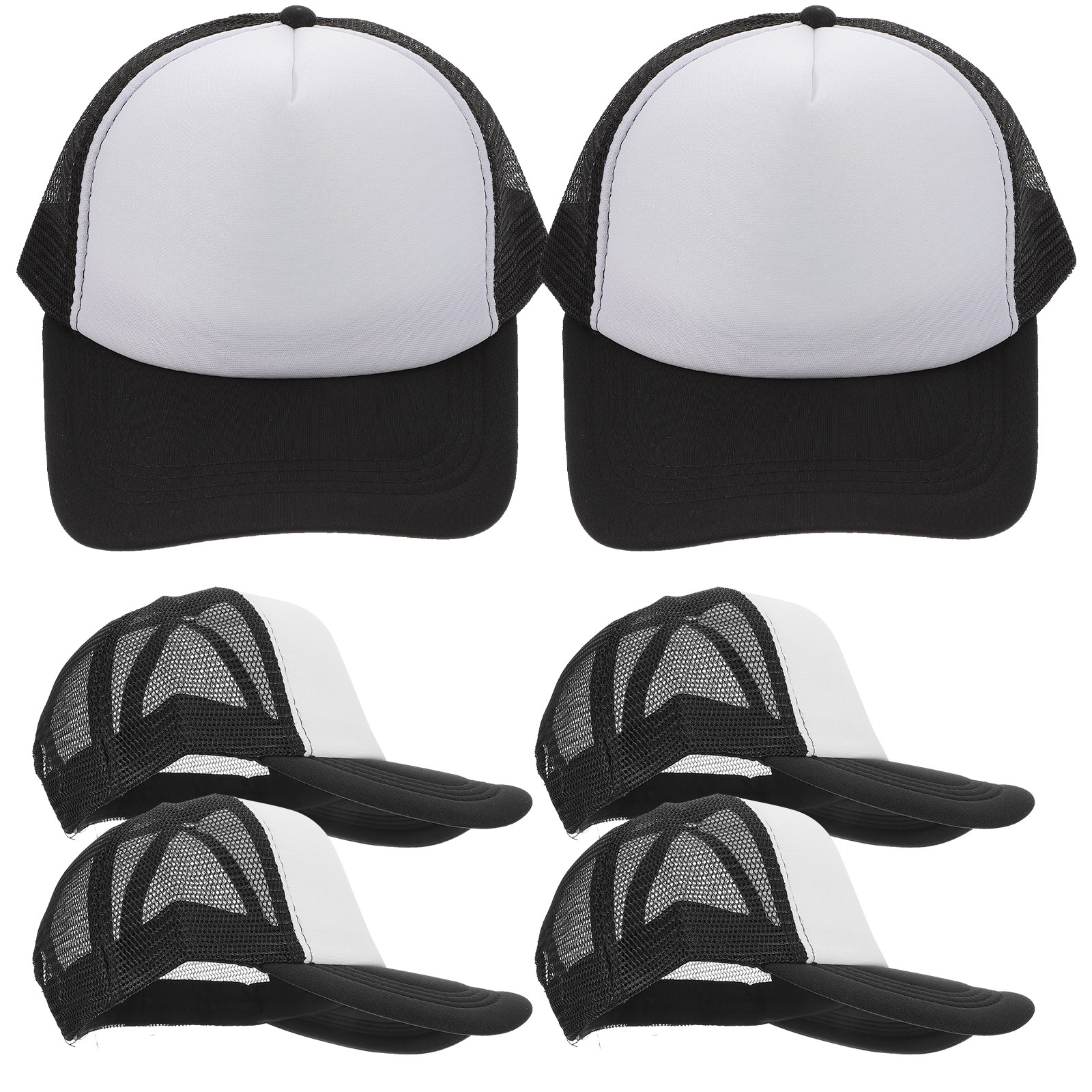 10Pcs DIY Blank Trucker Hat Me - Hat Sublimation Blank บทวิจารณ์และราคา