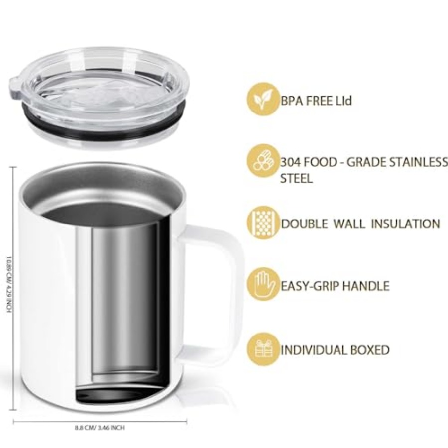 12 Oz Sublimation Coffee Mug B - Sublimation Mug White บทวิจารณ์และราคา