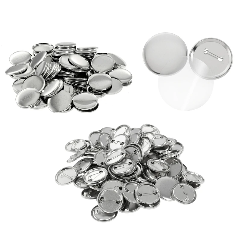 100Set Blank Badge Pin Button  - Button Badge Blank บทวิจารณ์และราคา