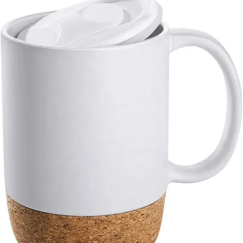 Coffee Mug with Cork Base Bott - Sublimation Mug White บทวิจารณ์และราคา
