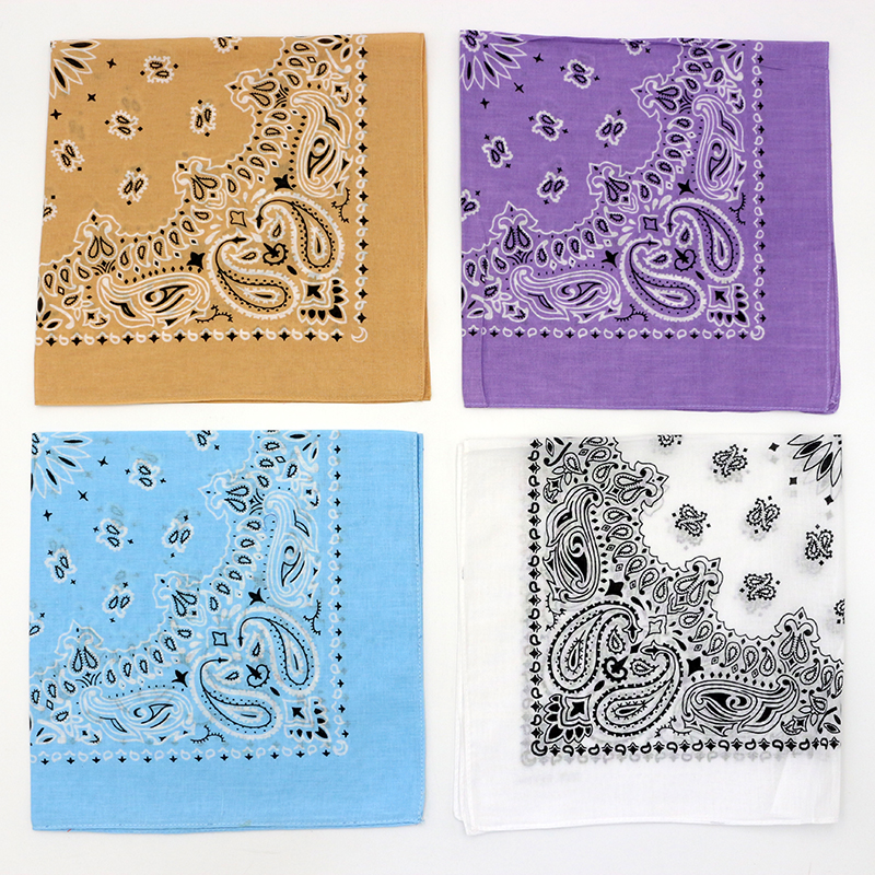 55CM Square Scarf  Women Sprin - Bandana Blank White บทวิจารณ์และราคา