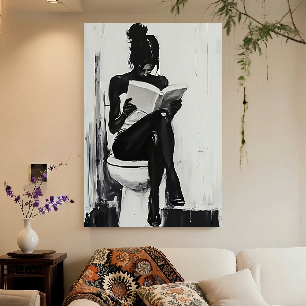 Framed 1pc Modern Abstract Wom - Canvas Wrap Ready บทวิจารณ์และราคา
