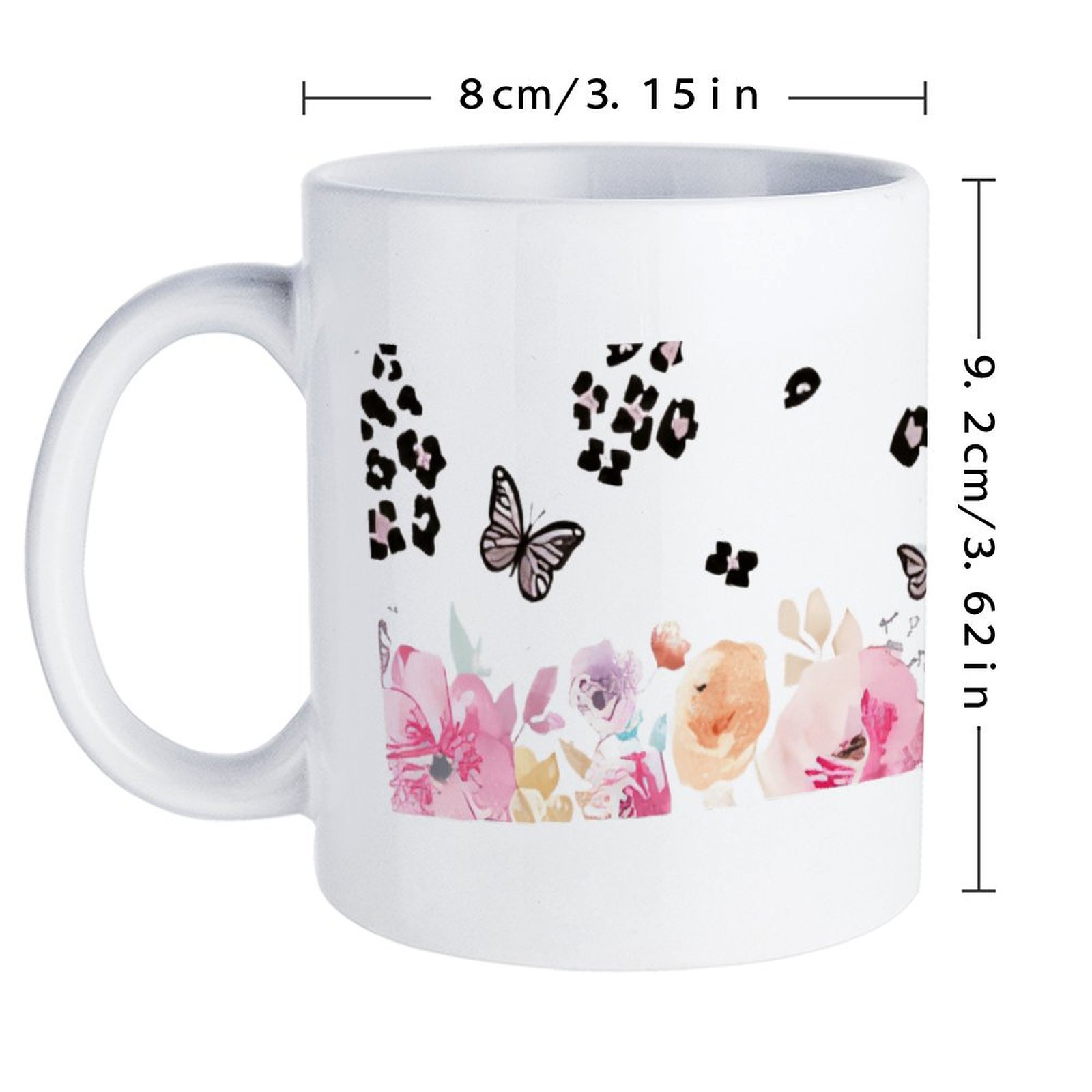A Watercolor Painting Of Flowe - Sublimation Mug White บทวิจารณ์และราคา