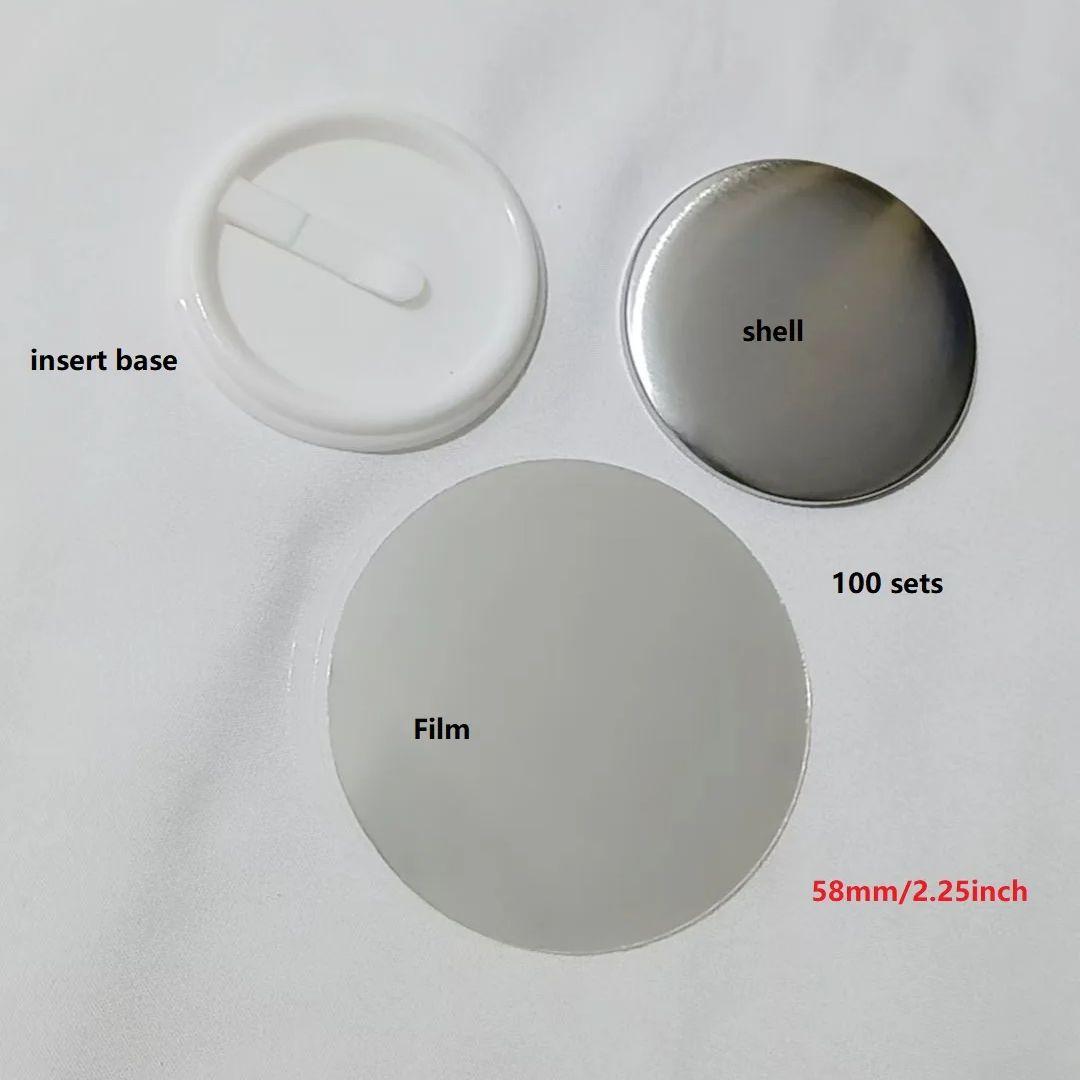 100pcs 58mm 2.25inch Insert bu - Button Badge Blank บทวิจารณ์และราคา