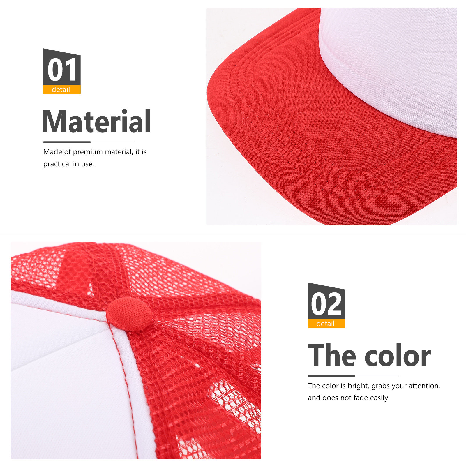 10pcs Blank Mesh Baseball Caps - Hat Sublimation Blank บทวิจารณ์และราคา