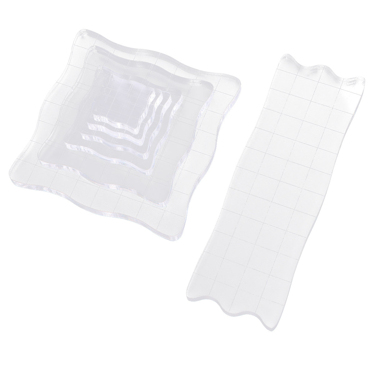7Pcs Silicone Seal Supplies Ac - Photo Acrylic Block บทวิจารณ์และราคา