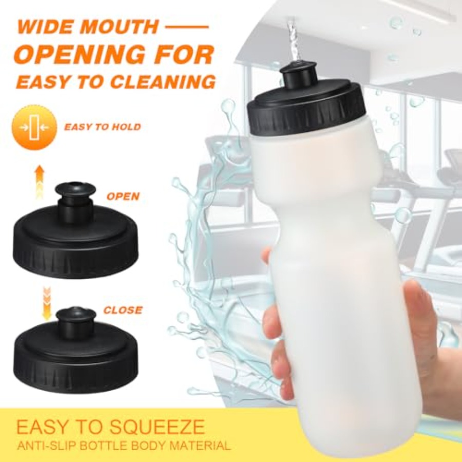 24 Pcs Sports Water Bottles Bu - Water Bottle Blank บทวิจารณ์และราคา