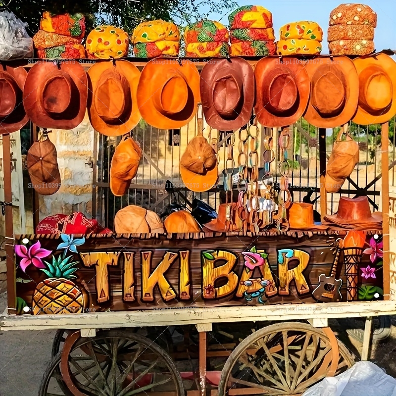 Tiki Bar Banner Tropical Hawai - Yard Sign Blank บทวิจารณ์และราคา