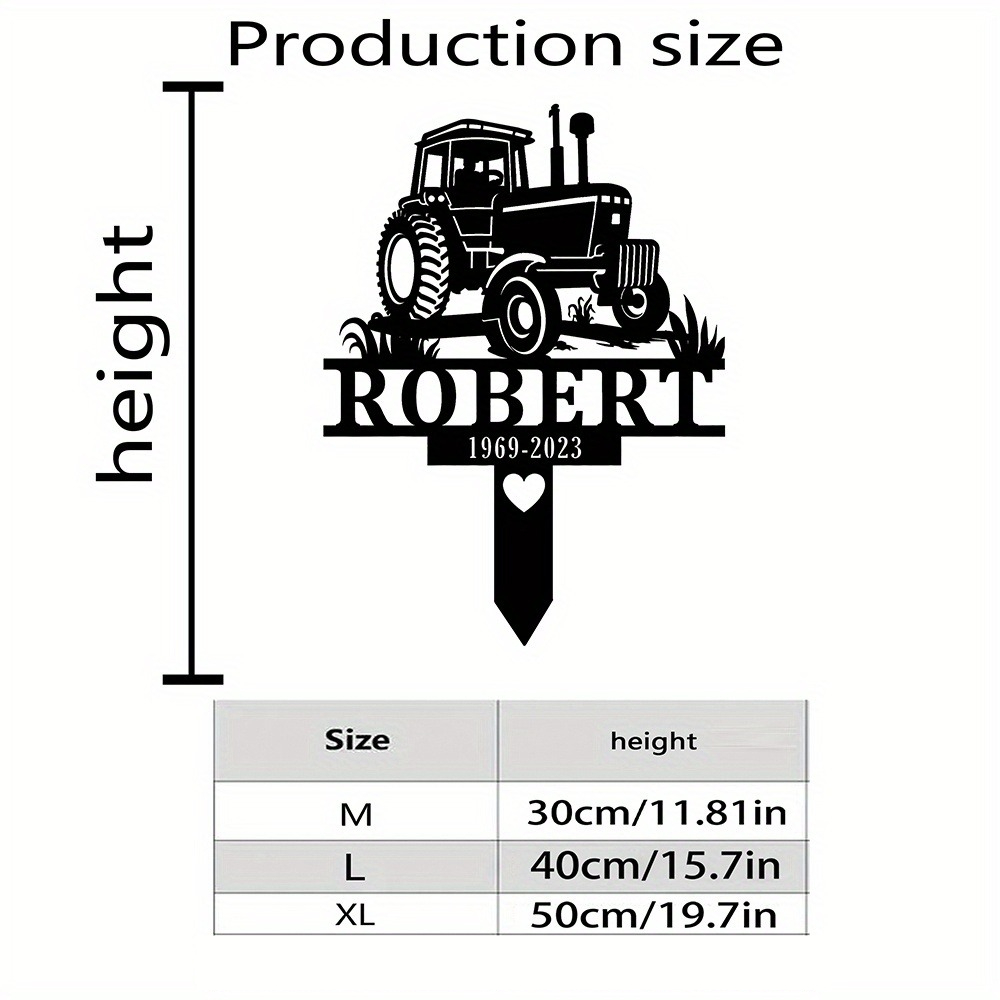 Custom Farmer Memorial Metal S - Yard Sign Blank บทวิจารณ์และราคา