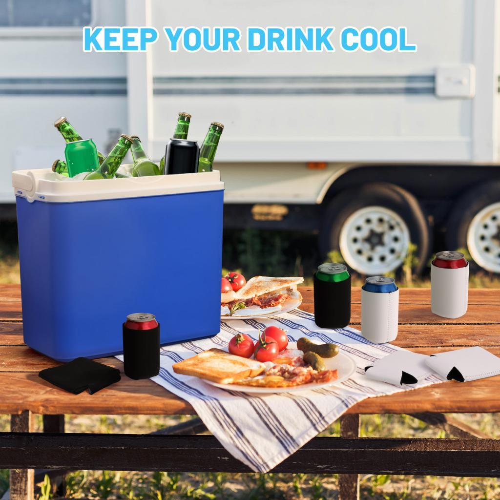 10x Blank Beer Can Coolers Sle - Water Bottle Blank บทวิจารณ์และราคา