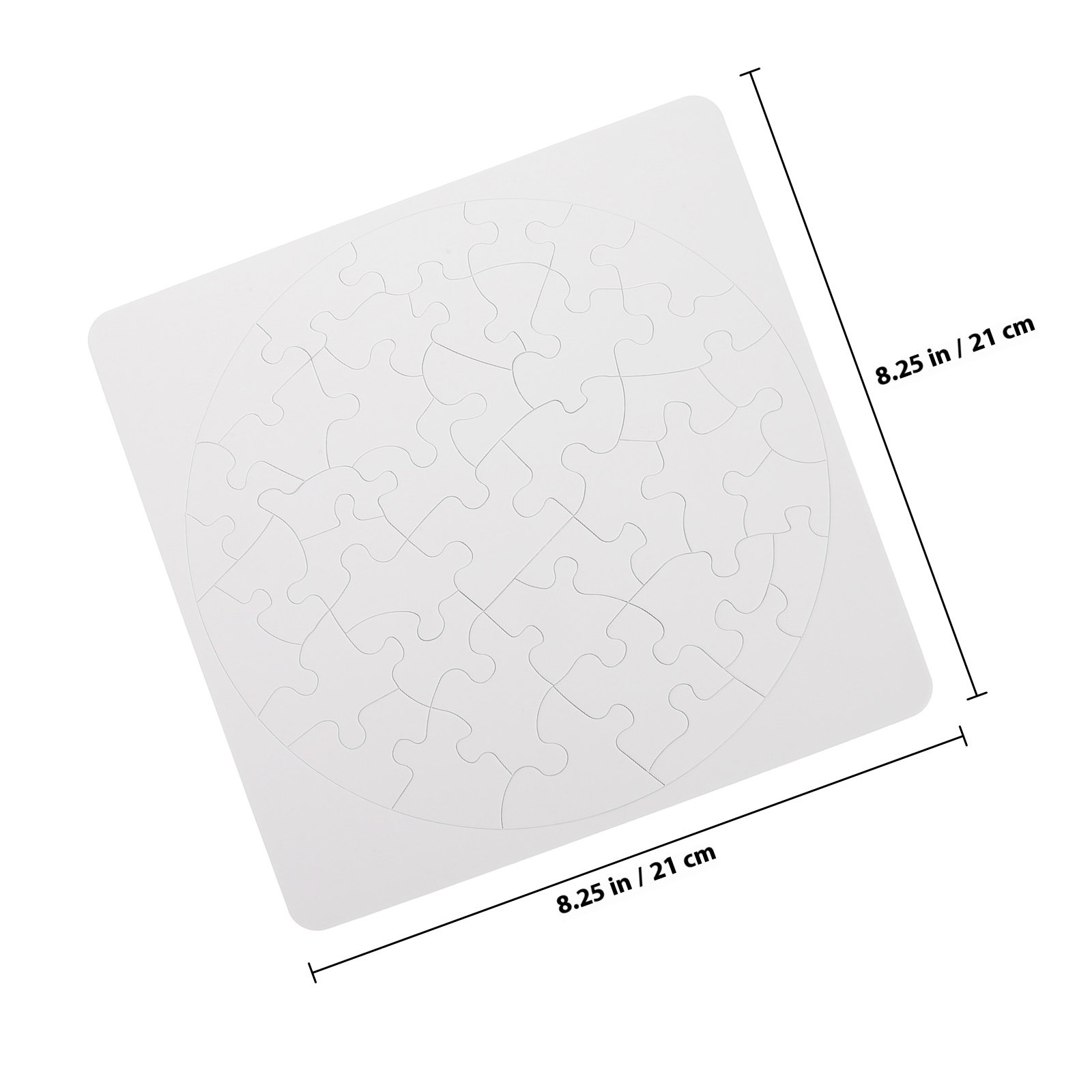 5 Sets Puzzle Sublimation Puzz - Puzzle Blank White บทวิจารณ์และราคา