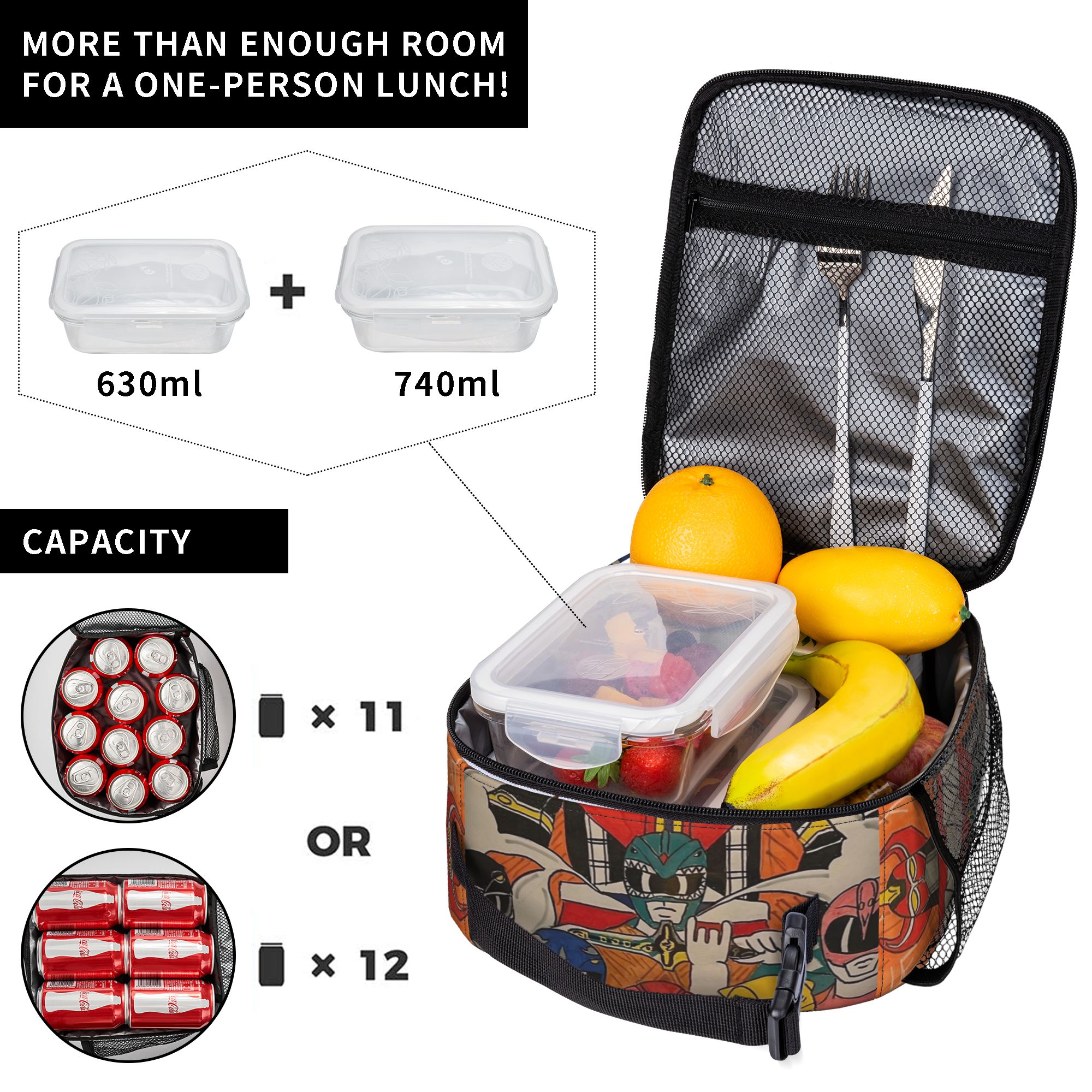 Power Rangers and Megazord Art - Tote Bag Sublimation บทวิจารณ์และราคา