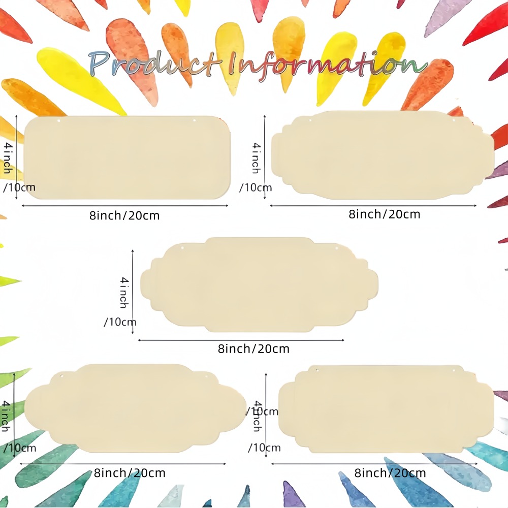 Blank Rectangle Oval Hanging W - Yard Sign Blank บทวิจารณ์และราคา