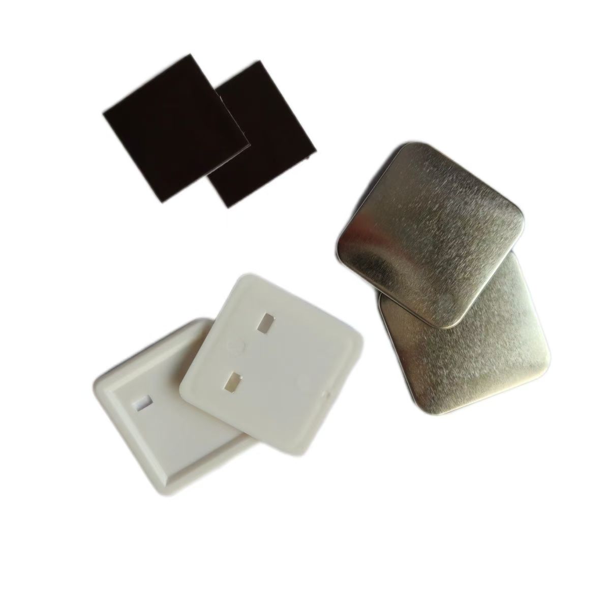 100pcs 50*50mm 2inch Square ma - Button Badge Blank บทวิจารณ์และราคา